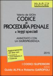 Codice di procedura penale e leggi speciali. Annotato con la giurisprudenza. Con aggiornamento online