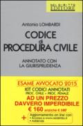 Codice di procedura civile-Codice di procedura penale e leggi speciali. Annotato con la giurisprudenza. Con aggiornamento online
