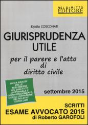 Giurisprudenza utile per il parere e l'atto di diritto civile