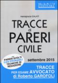 Tracce di pareri civile