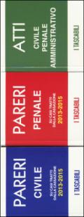 Pareri civile-Pareri penale. Su casi trattati dalla cassazione 2013-2015-Atti civile penale amministrativo. Con aggiornamento online (3 vol.)