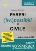 Pareri (im)possibili di civile