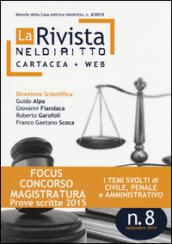 La rivista di Neldiritto (2015): 8