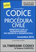 Codice di procedura civile annotato con la giurisprudenza più recente e significativa. Novembre 2015