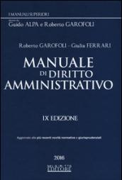 Manuale di diritto amministrativo