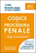 Codice di procedura penale e leggi complementari