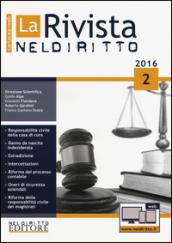 La rivista di Neldiritto (2016). Con aggiornamento online