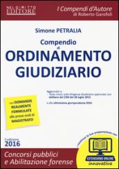 Compendio di ordinamento giudiziario. Con espansione online