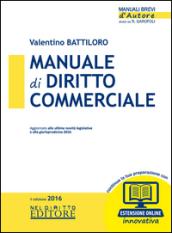 Manuale di diritto commerciale. Con espansione online