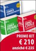 Kit Diritto civile-Diritto penale-Diritto amministrativo 2016