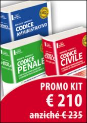 Kit Diritto civile-Diritto penale-Diritto amministrativo 2016