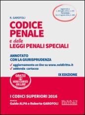 Codice penale e delle leggi penali speciali. Annotato con la giurisprudenza. Con aggiornamento online