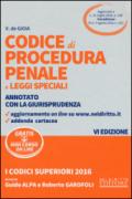 Codice di procedura penale e leggi speciali. Annotato con la giurisprudenza. Con aggiornamento online