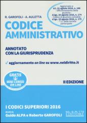 Codice amministrativo. Annotato con la giurisprudenza. Con aggiornamento online