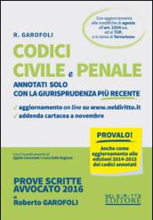 Codice civile e penale. Annotati solo con la giurisprudenza più recente. Con aggiornamento online