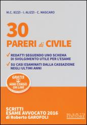 30 pareri di civile. Con aggiornamento online