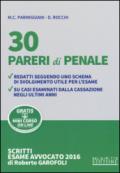 30 pareri di penale. Con aggiornamento online