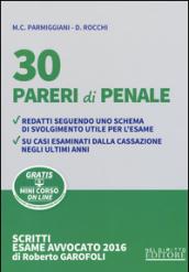 30 pareri di penale. Con aggiornamento online