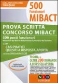 500 funzionari MIBACT. Prova scritta concorso MIBACT