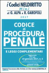 Codice di procedura penale e leggi complementari