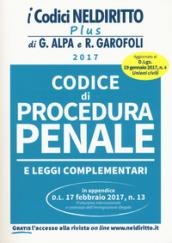 Codice di procedura penale e leggi complementari