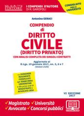 Compendio di diritto civile (diritto privato) con analisi completa dei singoli contratti. Con aggiornamento online