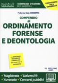 Compendio di ordinamento forense e deontologia