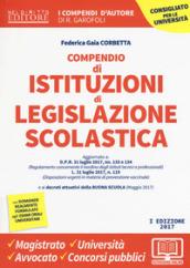 Compendio di istituzioni di legislazione scolastica. Con Contenuto digitale per download e accesso on line