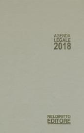 Agenda legale 2018 grigio. Ediz. minore