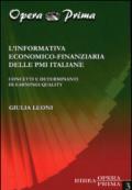 L'informativa economico-finanziaria delle PMI italiane