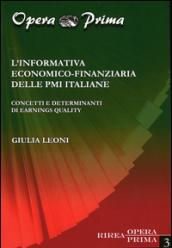 L'informativa economico-finanziaria delle PMI italiane