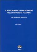 Il performance management nelle Università italiane. Un'indagine empirica