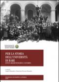 Per la storia dell'Università di Bari. Fonti archivistiche e a stampa
