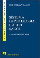 Sistema di psicologia ed altri saggi