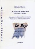 La parola postuma. Antologia e inediti