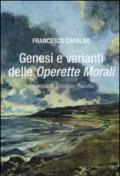 Genesi e varianti delle «Operette morali»