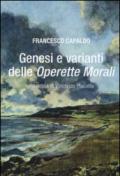 Genesi e varianti delle «Operette morali»