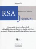 RSA journal. Rivista di studi americani. Vol. 29: Post-racial america exploded