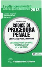 Il codice di procedura penale e il processo penale minorile commentati con la giurisprudenza