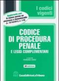 Codice di procedura penale e leggi complementari