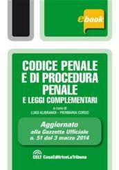 Codice penale e di procedura penale e leggi complementari