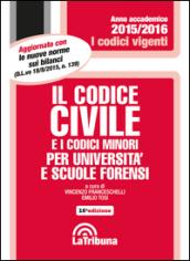 Il codice civile e i codici minori