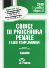 Codice di procedura penale e leggi complementari