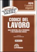 Codice del lavoro, degli infortuni, della previdenza e dell'assistenza sociale