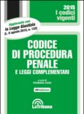 Codice di procedura penale e leggi complementari