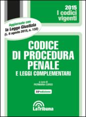 Codice di procedura penale e leggi complementari