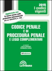 Codice penale e di procedura penale e leggi complementari