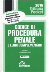 Codice di procedura penale e leggi complementari