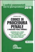 Codice di procedura penale e processo penale minorile