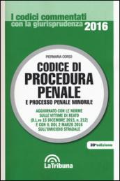 Codice di procedura penale e processo penale minorile